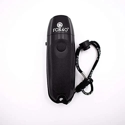 Fox 40 Electronic Whistle Black | Loud 125db Sound with 3 Tones & 9V Battery thumbnail 1