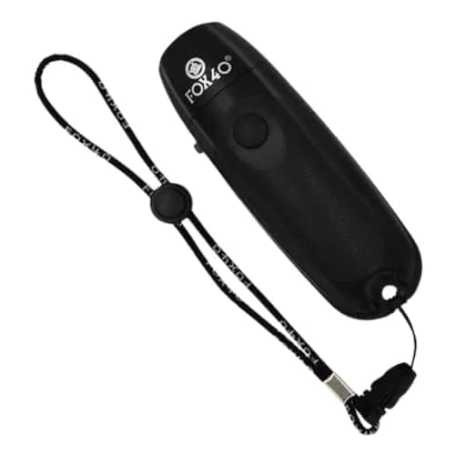Fox 40 Electronic Whistle Black | Loud 125db Sound with 3 Tones & 9V Battery thumbnail 2