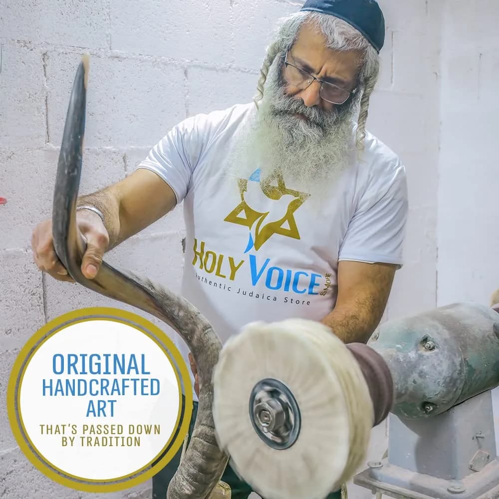 Holy Voice Kosher Kudu Shofar Horn 96.5-99cm (38"-39") | Authentic Israel Import - view 2