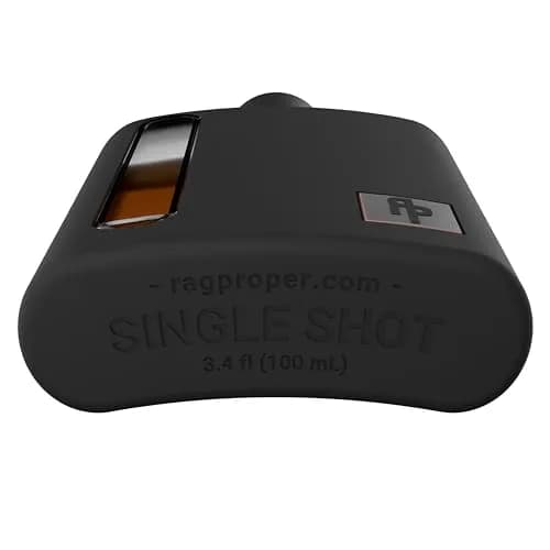 Ragproper Glass Hip Flask 100ml (3.4oz) Black | Patented Leakproof Design for Whiskey & Spirits thumbnail 9