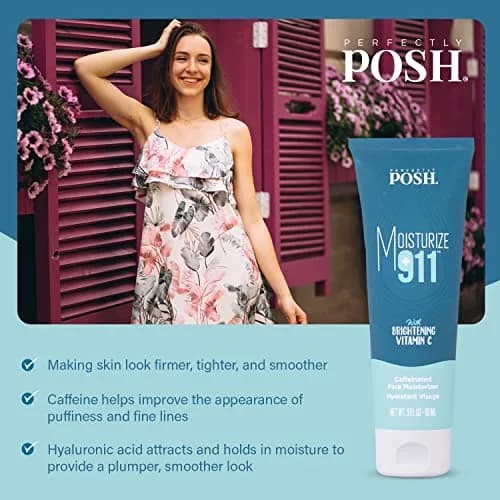 Perfectly Posh Moisturize 911 Caffeinated Face Moisturizer 90 ml | Energizes Tired Skin, Long-Lasting Hydration thumbnail 4