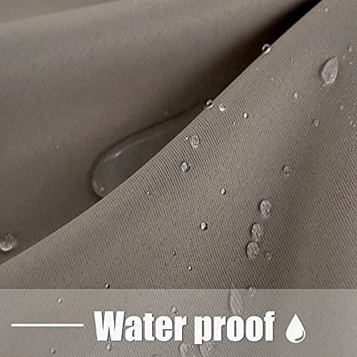 BONZER Waterproof Outdoor Blackout Curtains for Patio 100"W x 120"L | Thermal Insulated, Waterproof, Privacy (70-120 chars) thumbnail 2