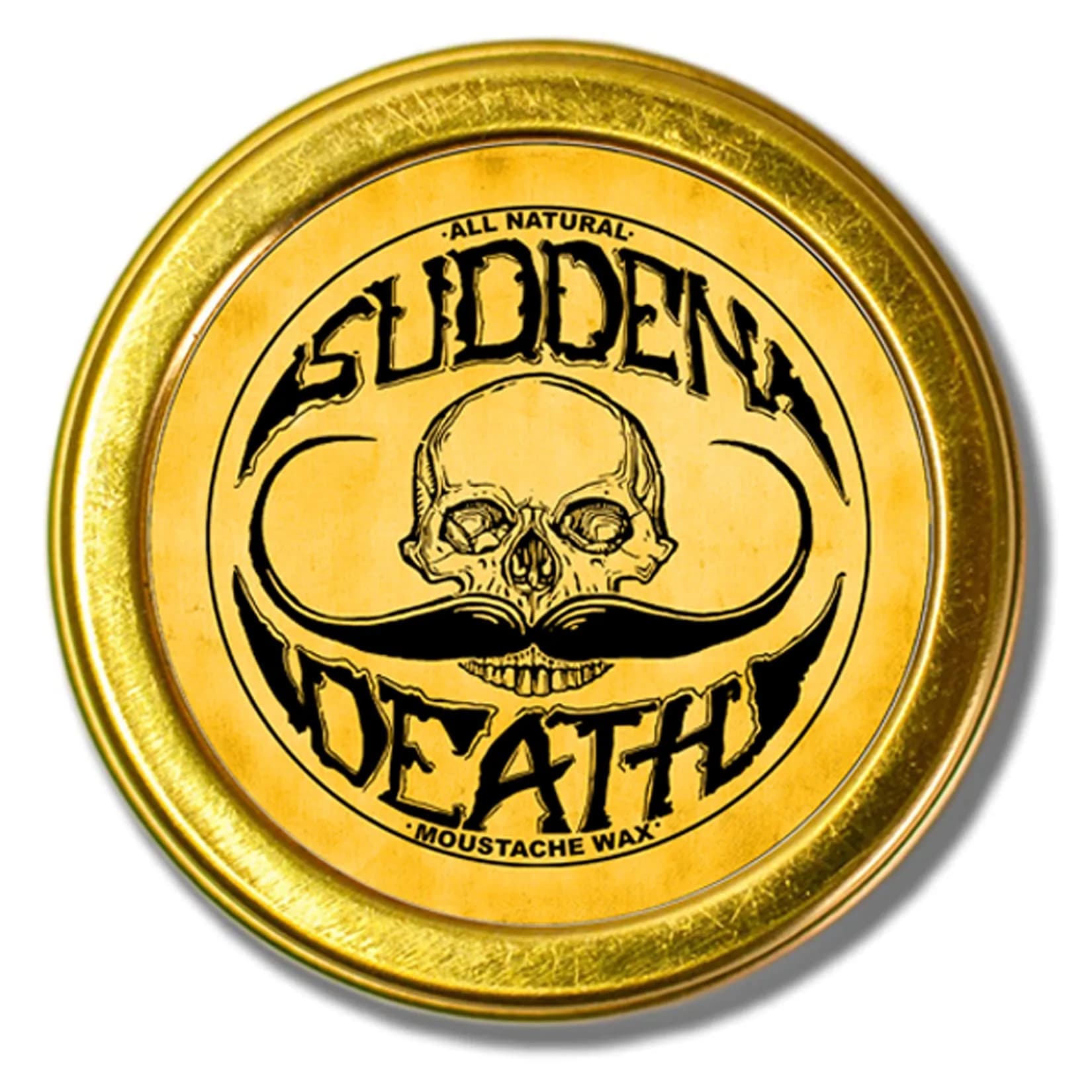 THE VINTAGE GROOMING CO. Sudden Death Mustache Wax Strong Hold 1 oz (28.35 g) | Tames Unruly Whiskers All Day