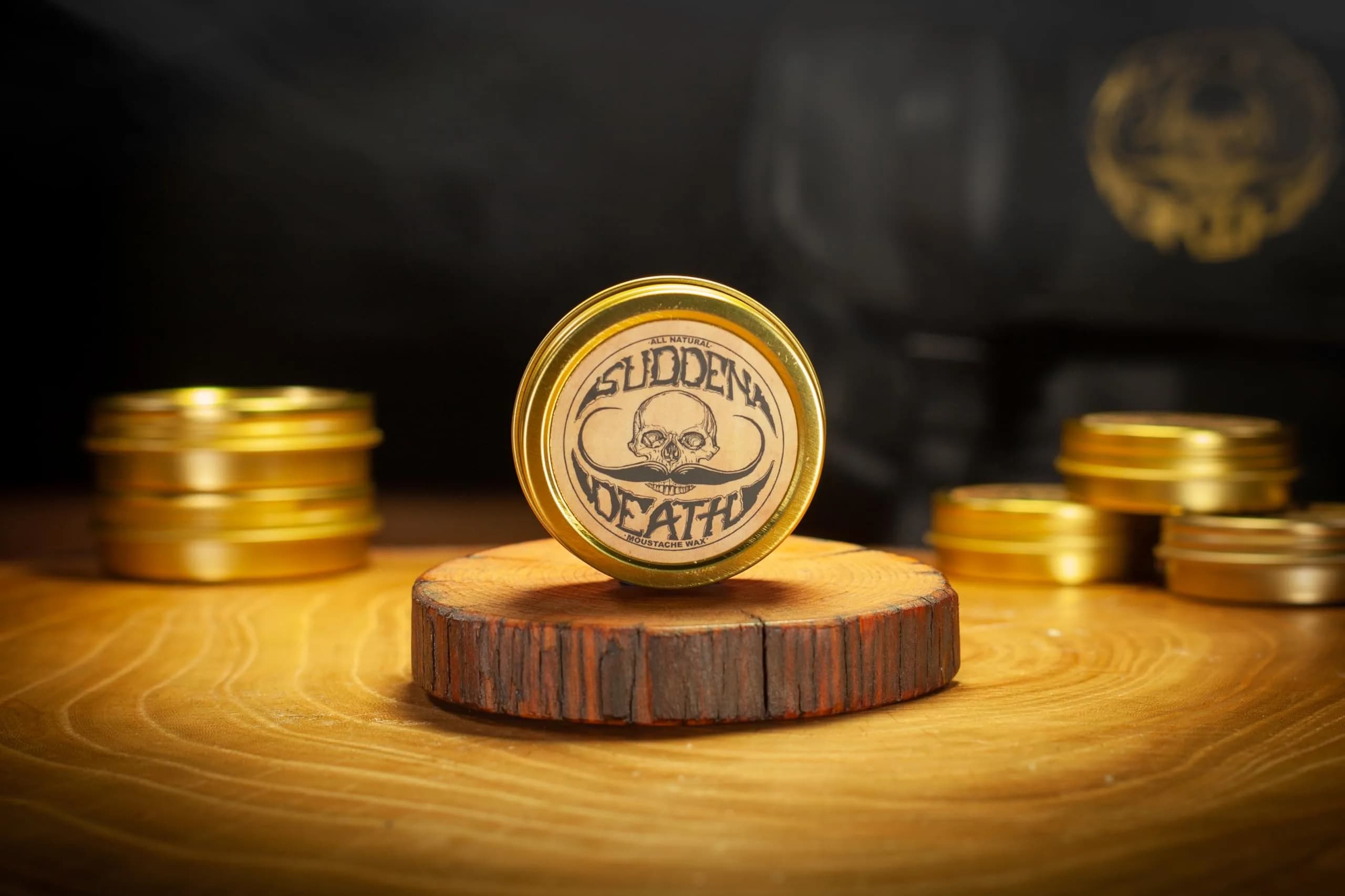 THE VINTAGE GROOMING CO. Sudden Death Mustache Wax Strong Hold 1 oz (28.35 g) | Tames Unruly Whiskers All Day - view 8