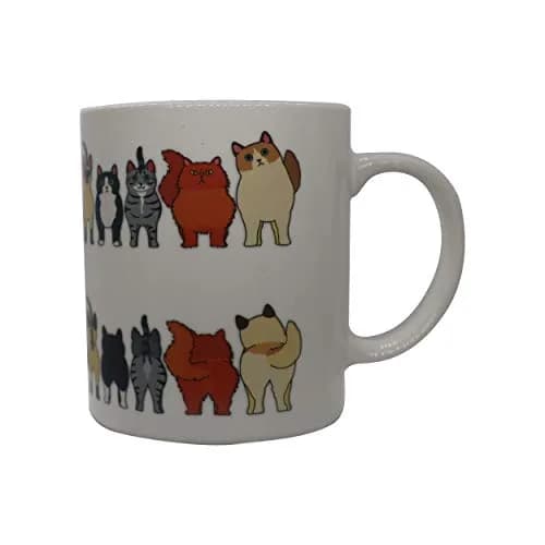 Sunkiss Unlimited Color Changing Cheeky Cats ThermoH Logo Ceramic Mug | 325ml Heat Sensitive Cat Design thumbnail 5