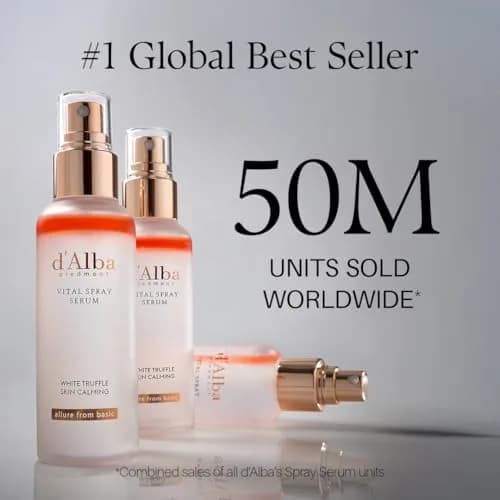 d'alba Piedmont White Truffle Vital Spray Serum 100ml (3.38 fl oz) | Calming & Hydrating Mist for Sensitive Skin thumbnail 2