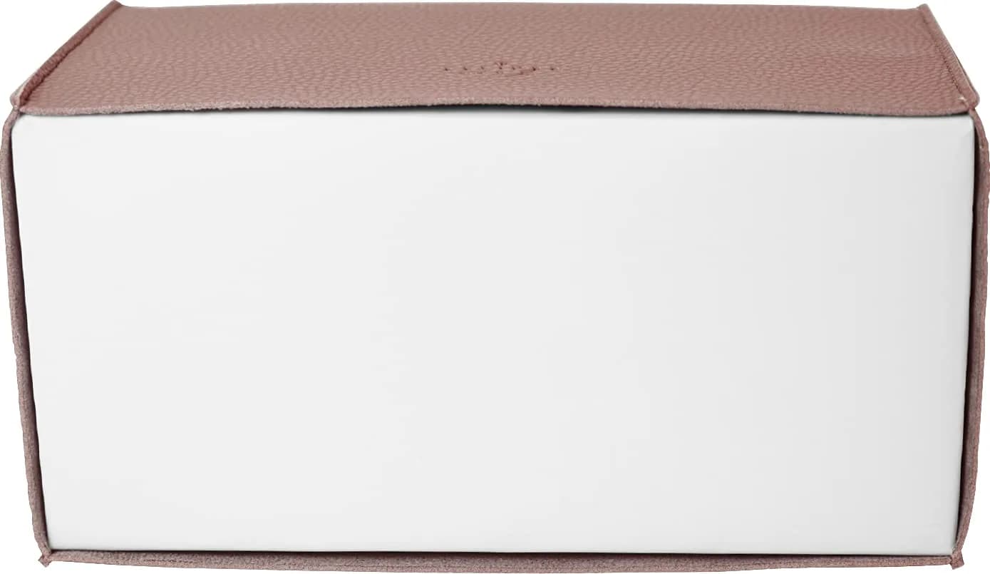 Carrotez PU Leather Rectangular Tissue Box Cover, Rose Pink | Decorative Organizer for Bathroom Vanity Countertop, Night Stands, Office Desk - view 6
