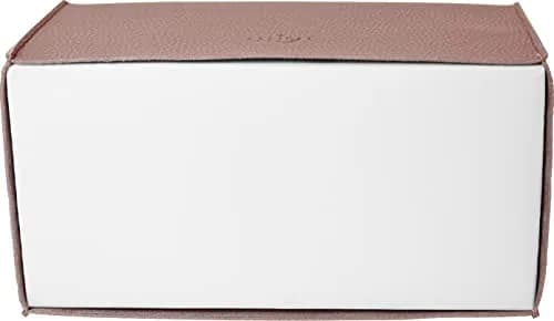 Carrotez PU Leather Rectangular Tissue Box Cover, Rose Pink | Decorative Organizer for Bathroom Vanity Countertop, Night Stands, Office Desk thumbnail 6