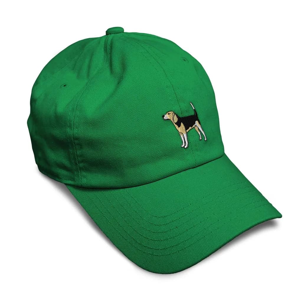 Speedy Pros Soft Baseball Hat Embroidered Dad Hat Beagle A Embroidery Men & Ladies Baseball Cap Cotton Black Design Only