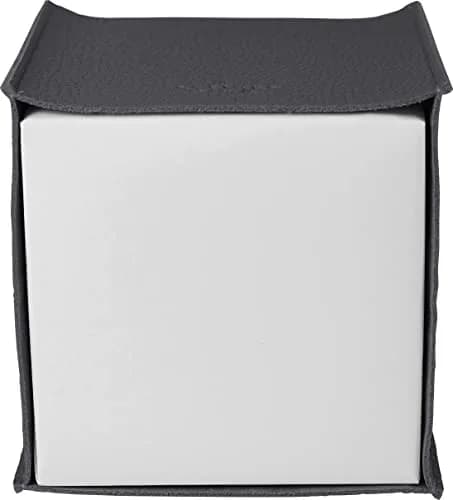 carrotez PU Leather Square Tissue Box Cover Charcoal | Decorative Holder for Bathroom Vanity Countertop, Office Desk & Car 5"X5"X5" thumbnail 7