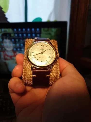 hemsut h Leather Watch Bands, Horween Leather Watch Strap for Men 18mm | Vintage Handmade thumbnail 5