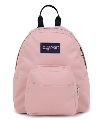 JanSport Half Pint Mini Backpack 10.2L Misty Rose | Compact Daypack for Essentials thumbnail 1