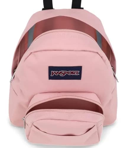 JanSport Half Pint Mini Backpack 10.2L Misty Rose | Compact Daypack for Essentials thumbnail 5