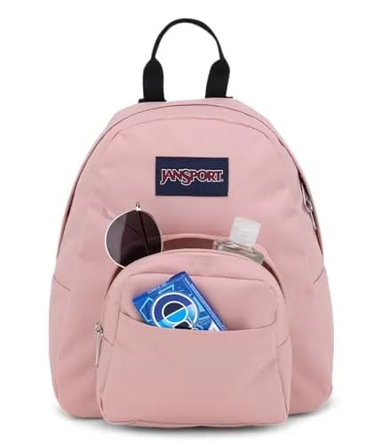 JanSport Half Pint Mini Backpack 10.2L Misty Rose | Compact Daypack for Essentials thumbnail 4