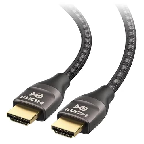 Cable Matters Premium Braided 8K HDMI Cable 9.8ft (3m) | 48Gbps Support HDR & 8K Resolution thumbnail 1
