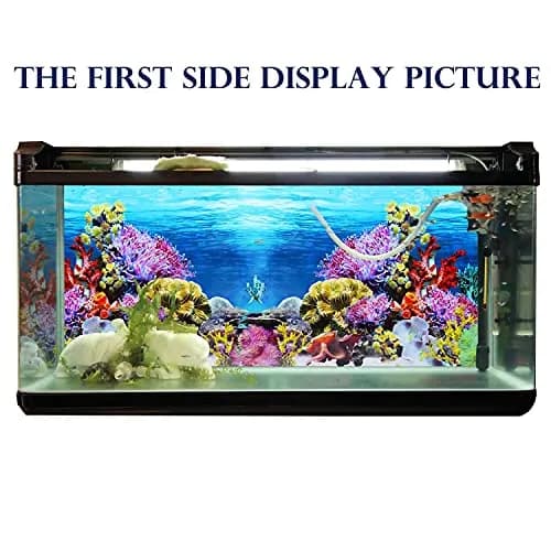 ELEBOX Fish Tank Background Paper 20" x 48" | Colorful Seaweed Water Plants Aquarium Decor thumbnail 4