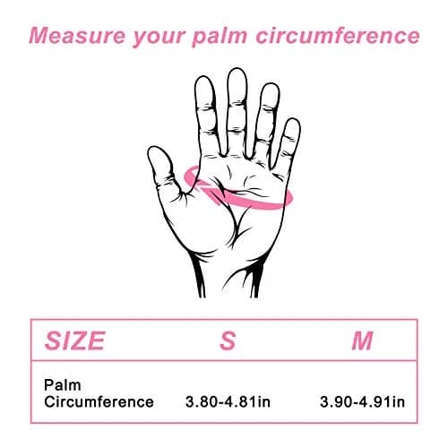 Accmor Pink Kids Cycling Gloves Half Finger Sports Gloves for Girls 14.5-16cm (5.7-6.3 Inch) | Breathable Outdoor Gloves for Cycling thumbnail 7