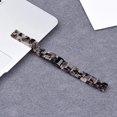 iLVANYA Watchband for Fossil Women Gen 5E 42mm / Gen 6 42mm / Gen 4 Venture HR | Pearl Resin Quick Release Strap thumbnail 3