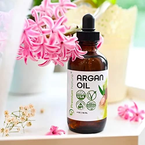 Premium Nature Argan Oil Hair Serum 118ml (4 Fl Oz) | Pure Cold Pressed Oil for Growth & Shine thumbnail 7