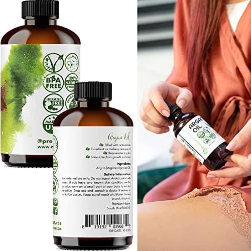 Premium Nature Argan Oil Hair Serum 118ml (4 Fl Oz) | Pure Cold Pressed Oil for Growth & Shine thumbnail 9