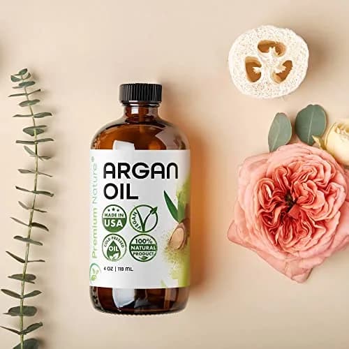 Premium Nature Argan Oil Hair Serum 118ml (4 Fl Oz) | Pure Cold Pressed Oil for Growth & Shine thumbnail 3