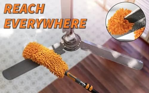 EXTEND-A-REACH High Reach Duster Kit with 12 ft Extension Pole | 20 ft Reach for High Ceilings & Windows thumbnail 6