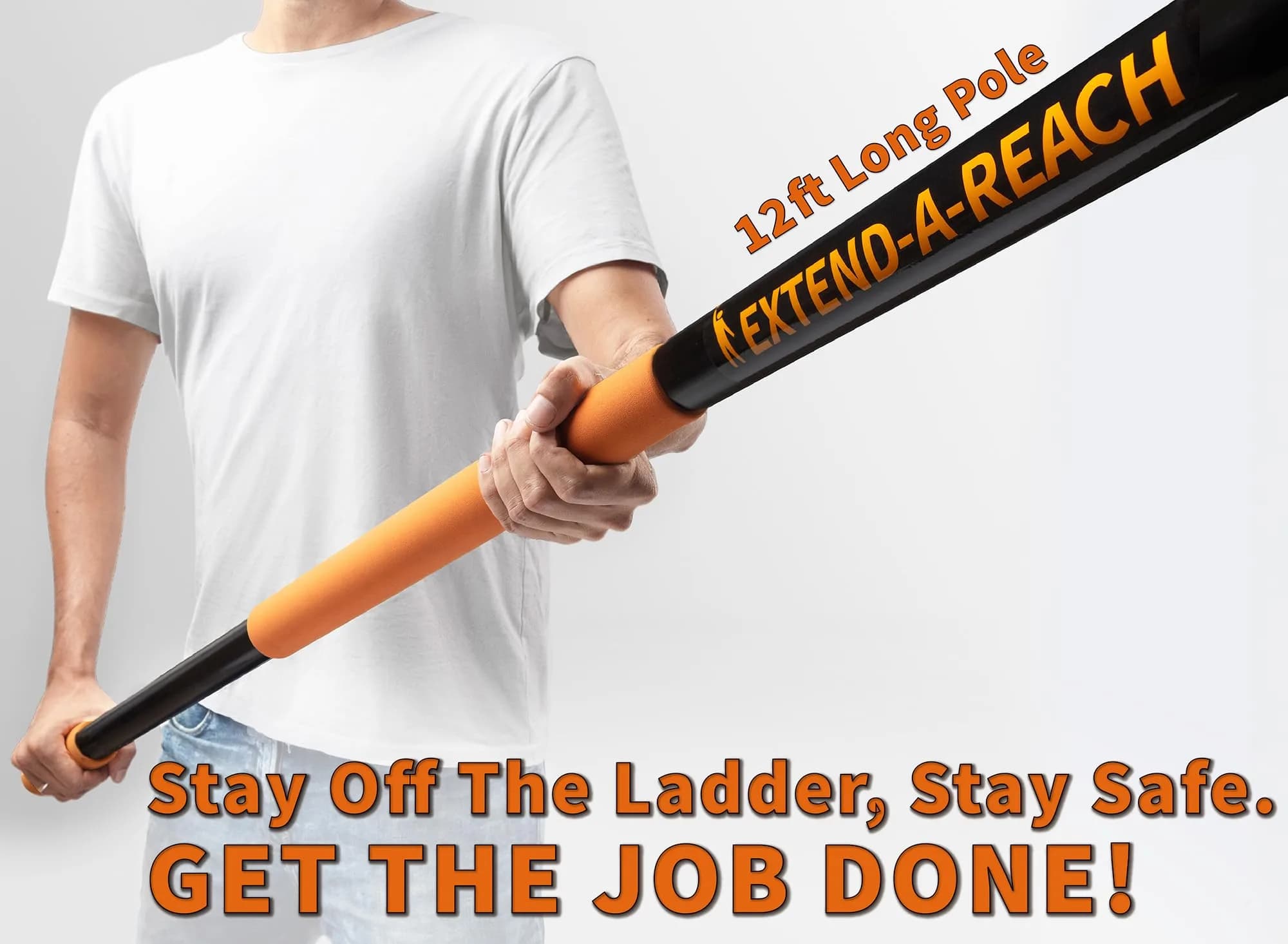 EXTEND-A-REACH High Reach Duster Kit with 12 ft Extension Pole | 20 ft Reach for High Ceilings & Windows - view 2