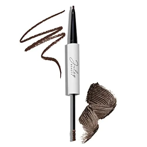 Julep Brow 101 Sculpting Pencil & Tinted Brow Gel, Dark Brown | Dual-Ended, Natural Finish — Dark Brown