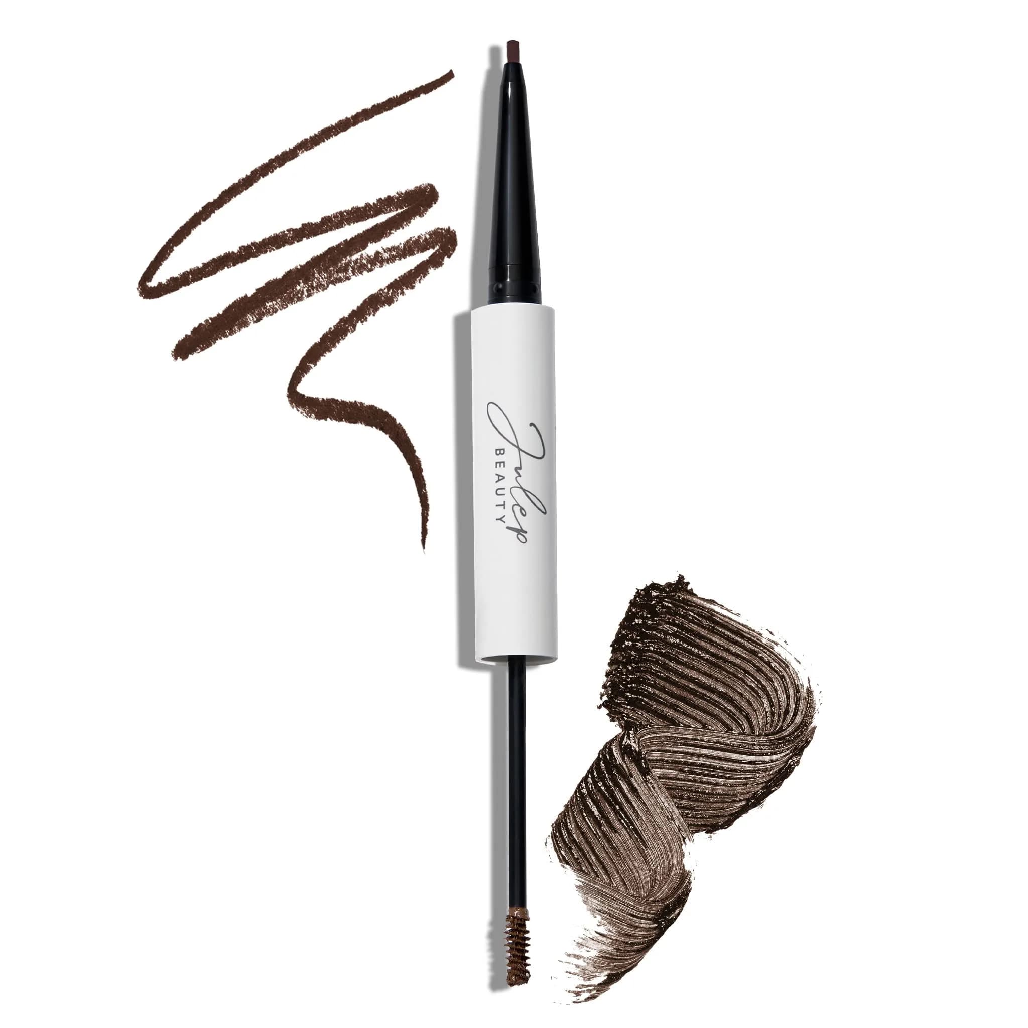 Julep Brow 101 Sculpting Pencil & Tinted Brow Gel, Dark Brown | Dual-Ended, Natural Finish