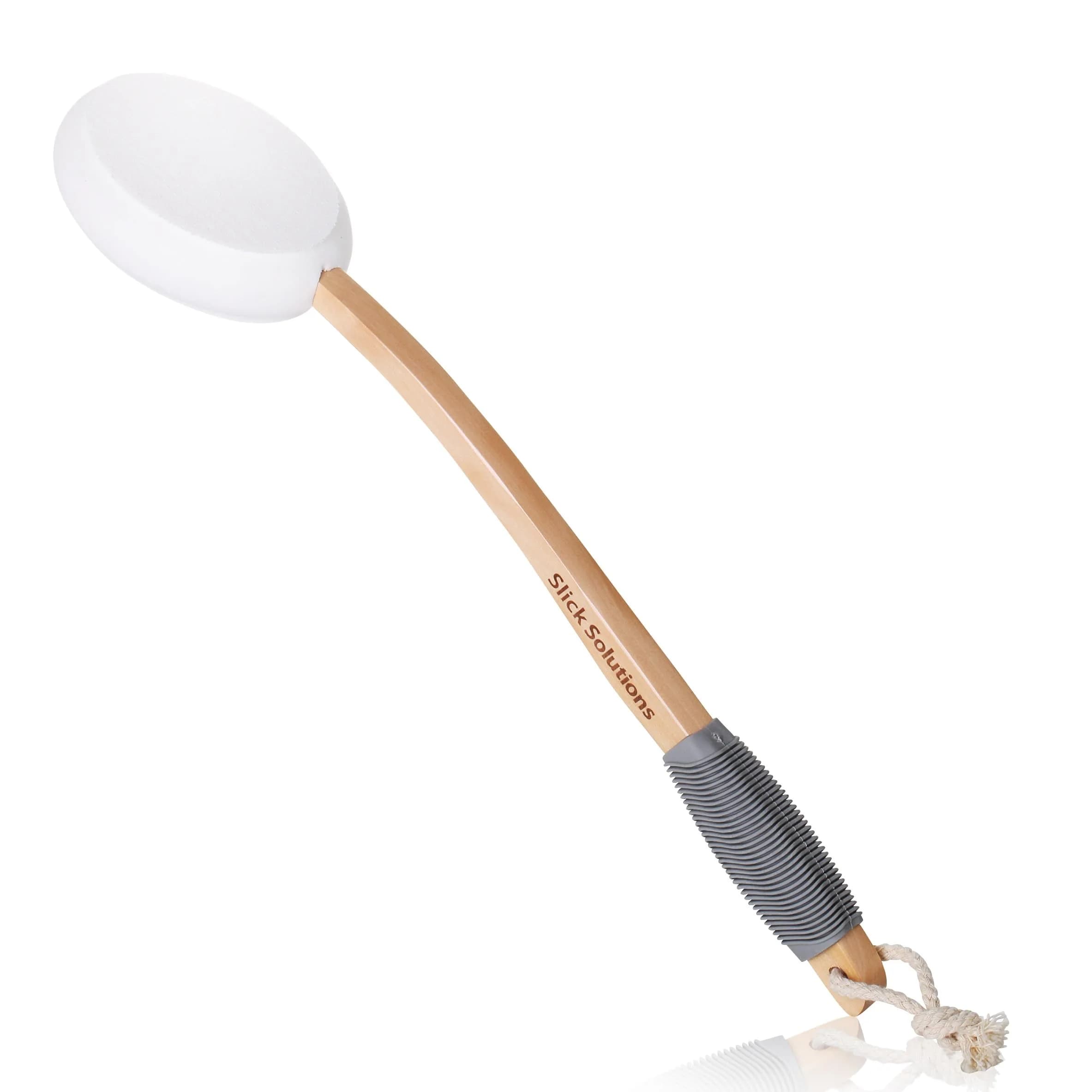 Slick Solutions Lotion Applicator 17-inch with Organic Pad | Easy Reach Back Applicator for Lotions, Creams, and Self-Tanner - main product image