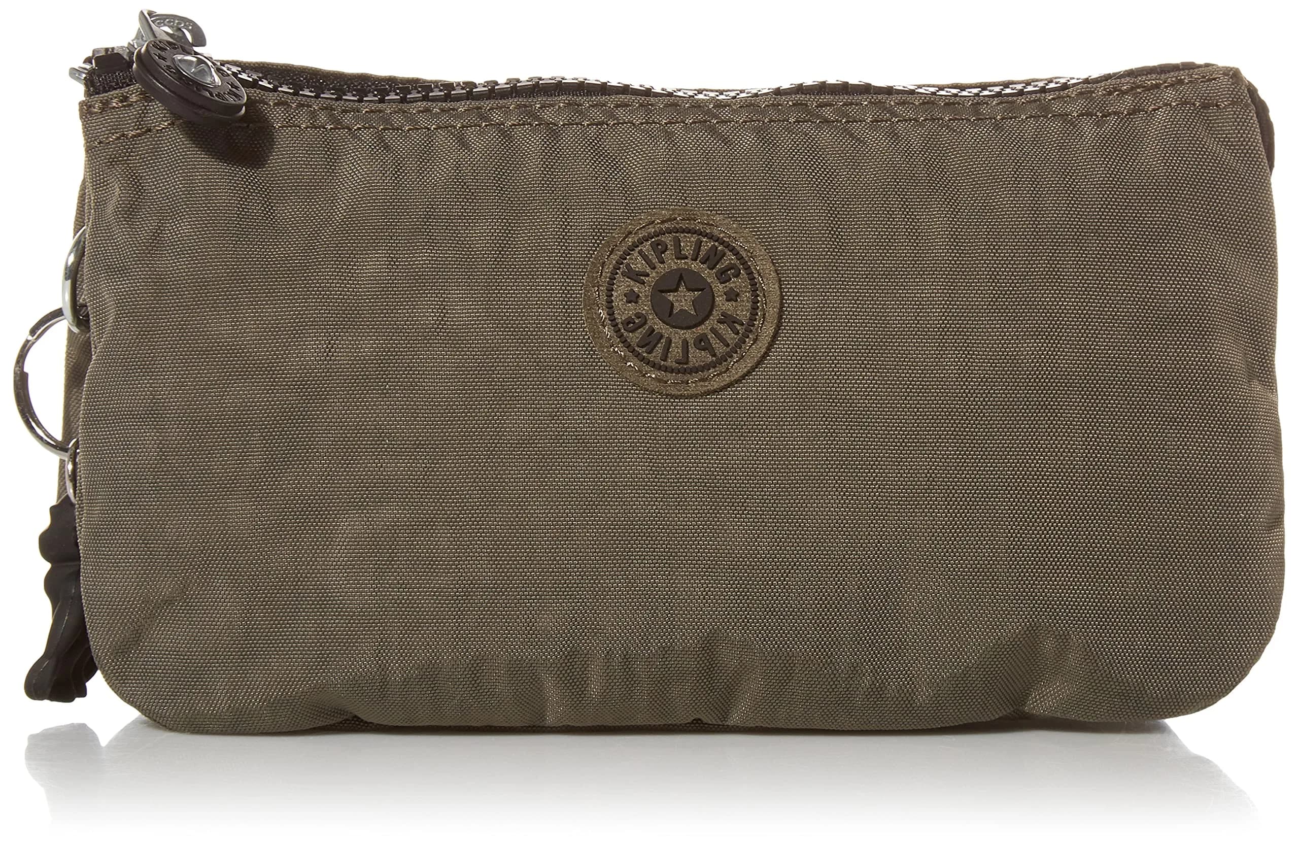 Kipling Creativity Large Pouch Green Moss | Versatile Cosmetics Kit Travel Organizer 165ml (5.5 fl oz) — Green Moss