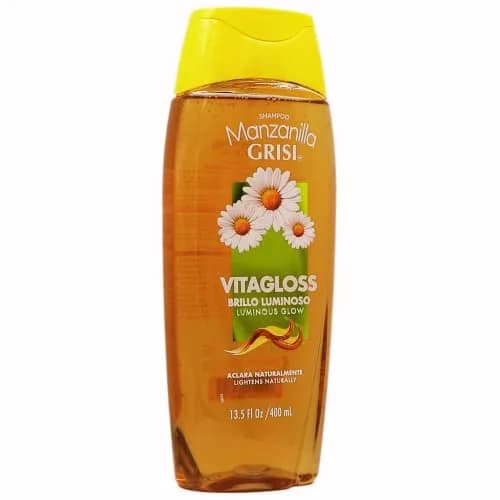 Manzanilla Grisi Cleansing Shampoo with Chamomile Extract 2 Pack | Nourishing, Lightening & Soothing (120c) thumbnail 3