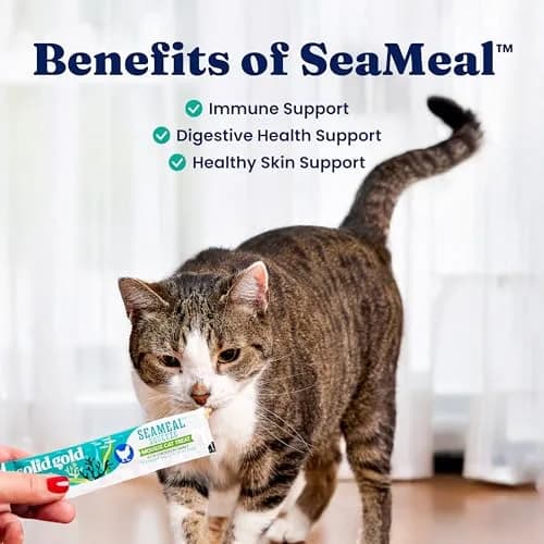 Solid Gold SeaMeal Squeeze Tuna Lickable Cat Treats with Seaweed for Skin & Coat - Wet Cat Treats with Digestive & Immune Health Support - Natural, Holistic, Grain Free (48 Squeezes) thumbnail 5