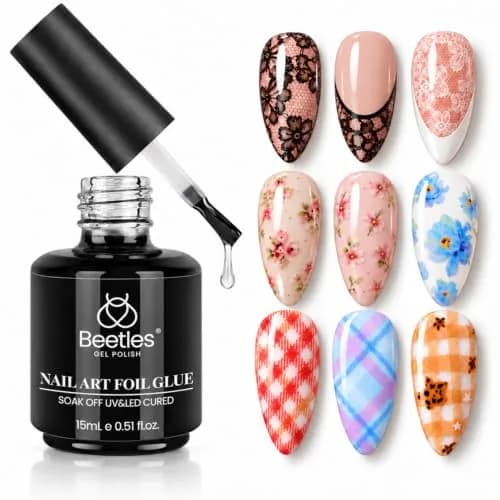 beetles Gel Polish 15ML | Professional Nail Foil Transfer Gel for Nails thumbnail 1