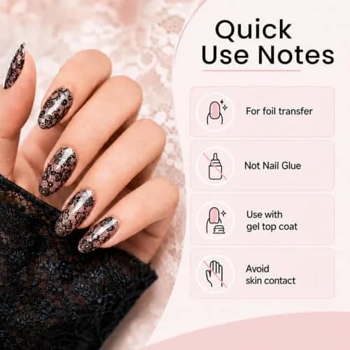 beetles Gel Polish 15ML | Professional Nail Foil Transfer Gel for Nails thumbnail 5
