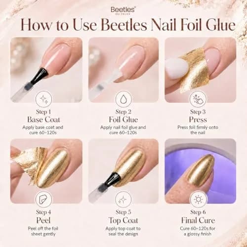 beetles Gel Polish 15ML | Professional Nail Foil Transfer Gel for Nails thumbnail 7