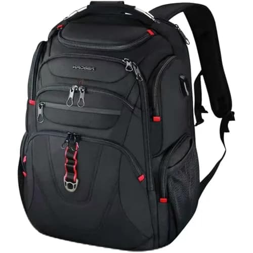 KROSER TSA Friendly Laptop Backpack 17.3 inch XL | Water-Repellent College Daypack with RFID & USB thumbnail 1