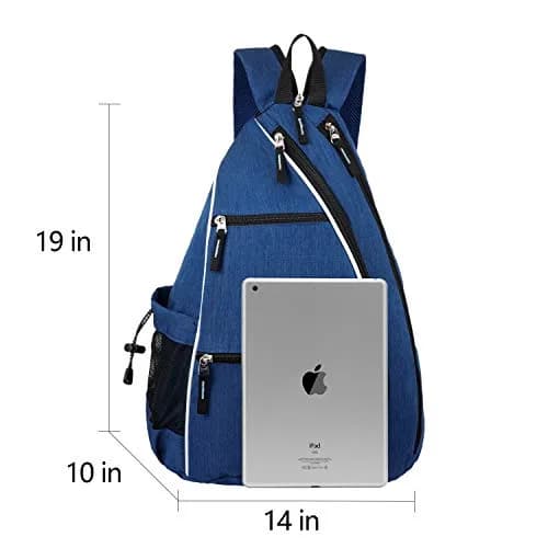 Sucipi Convertible Pickleball Bag Backpack Sling - Blue 45L (1.6 cu ft) | Versatile Carry for Men & Women thumbnail 7