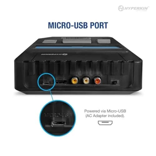 Hyperkin Suparetron HD Gaming Console for Super NES/Super Famicom (Space Black) | 720p HD Nostalgia Console with NTSC/PAL Compatibility thumbnail 5
