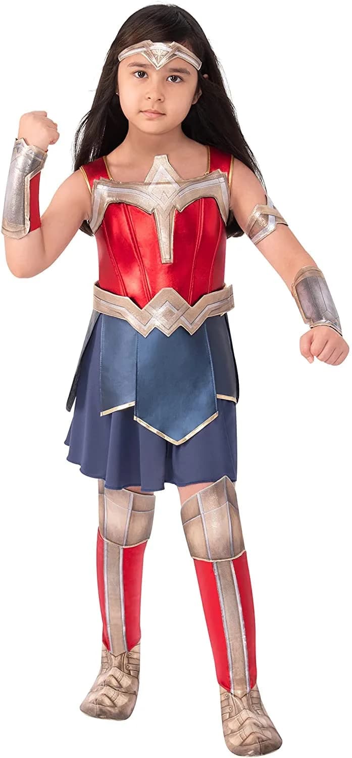 Rubies Girl's DC Comics WW84 Wonder Woman Deluxe Costume Dress, X-Large | Officially Licensed DC Comics WW84 Costume — X-Large