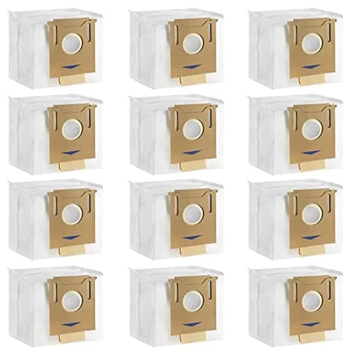 Chuancheng 12 Pack Dust Bags for ECOVACS T8 AIVI / T8 / N8 Pro Plus / N8 Pro / DX93 / DDX96 Vacuum Cleaner Parts thumbnail 1