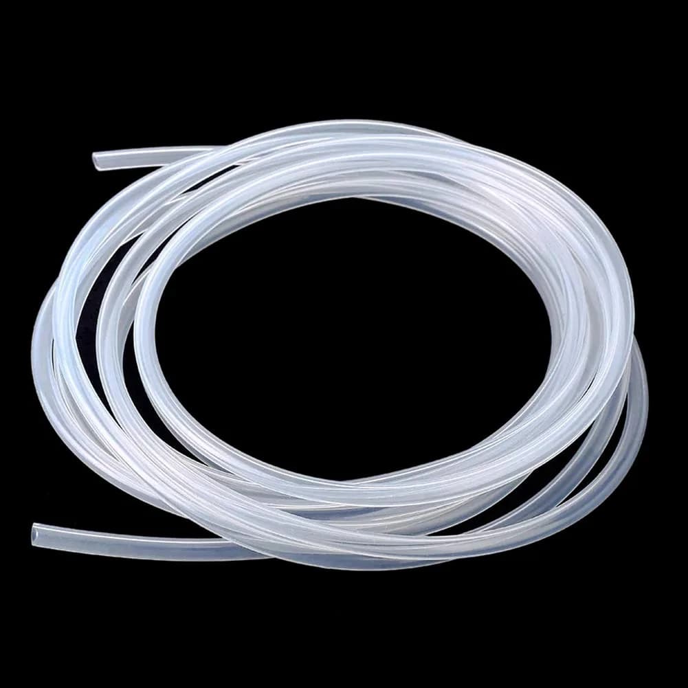 Metaland 3/8" ID x 1/2" OD Silicone Tubing, 3 Feet Length | Food Grade, High Temp, Clear, FDA & USDA Approved
