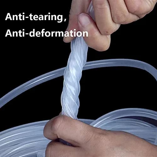 Metaland 3/8" ID x 1/2" OD Silicone Tubing, 3 Feet Length | Food Grade, High Temp, Clear, FDA & USDA Approved thumbnail 4