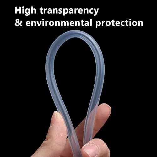 Metaland 3/8" ID x 1/2" OD Silicone Tubing, 3 Feet Length | Food Grade, High Temp, Clear, FDA & USDA Approved thumbnail 2