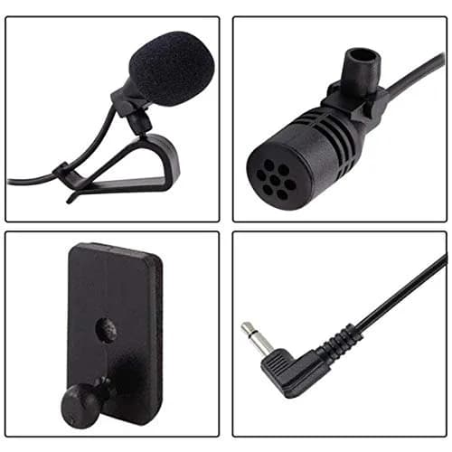 NowTH Microphone HD Voice Assembly Car Radio Mic Replacement 3.5mm Cable | Compatible with Kenwood Boss JVC Sony Jensen Alpine thumbnail 5