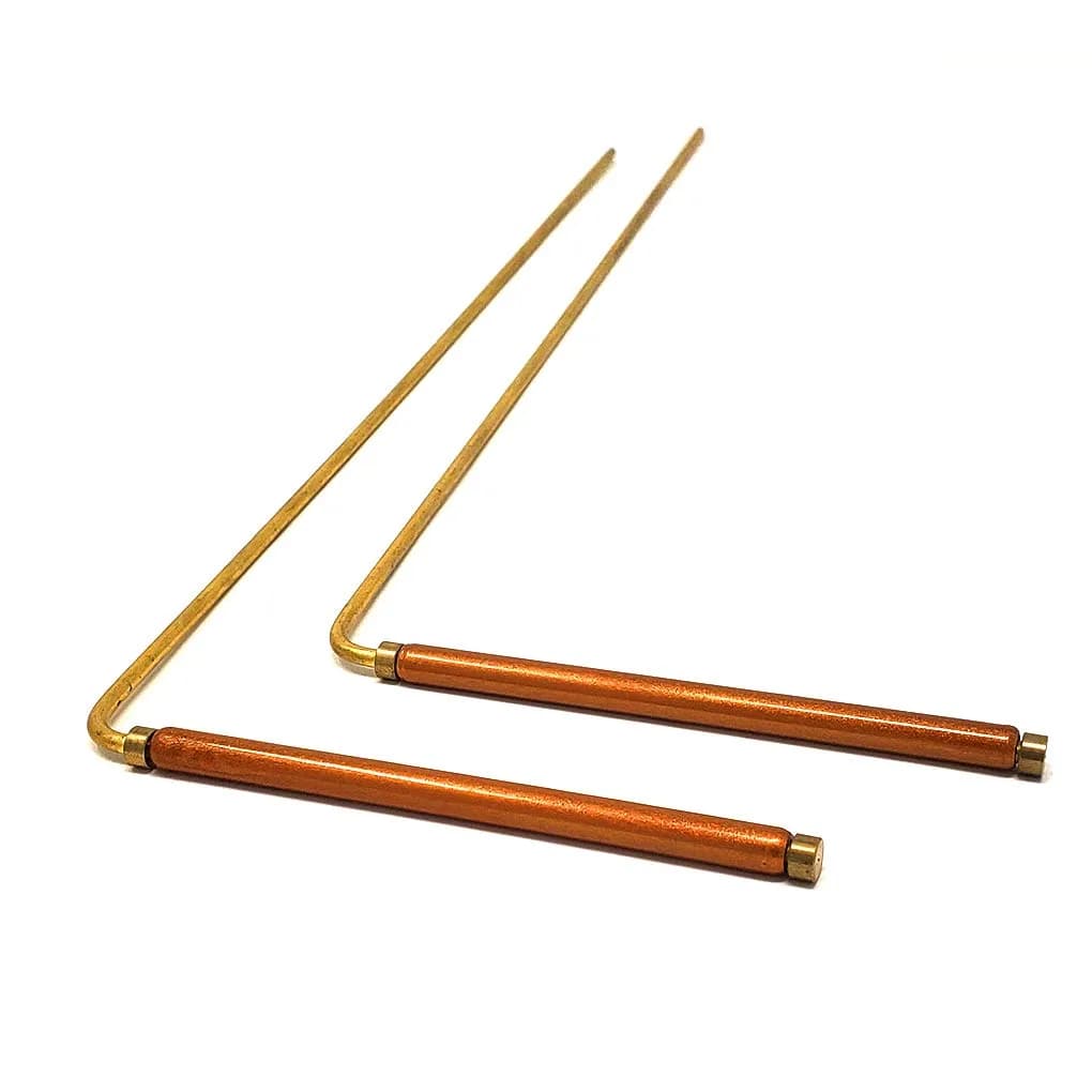 MYDEAL PRODUCTS Solid Copper & Brass Dowsing Rods | Spiritual Energy & Ghost Hunting Tool - main product image