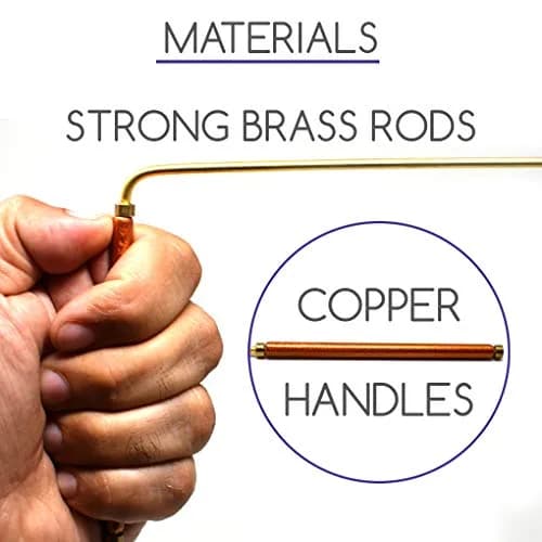 MYDEAL PRODUCTS Solid Copper & Brass Dowsing Rods | Spiritual Energy & Ghost Hunting Tool thumbnail 5