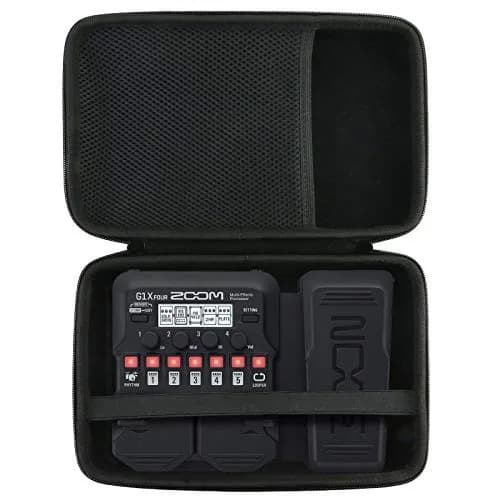 co2CREA Hard Carrying Case for Zoom G1 B1 A1 FOUR Bass Guitar | Shockproof Dustproof Water-Resistant thumbnail 1