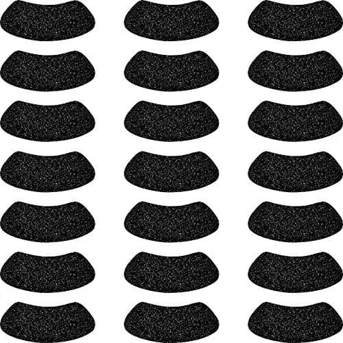 Sumind Black Eye Stickers Glitter Adhesive Strips for Baseball | Reusable, 140 Pairs, Water-Resistant thumbnail 1