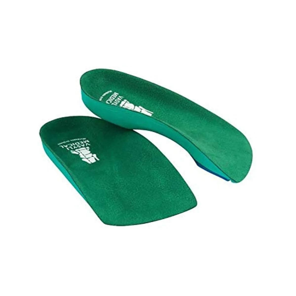 Vasyli 10 Custom Insoles Green Large | Effective Pain Relief for Elderly & Diabetic Patients